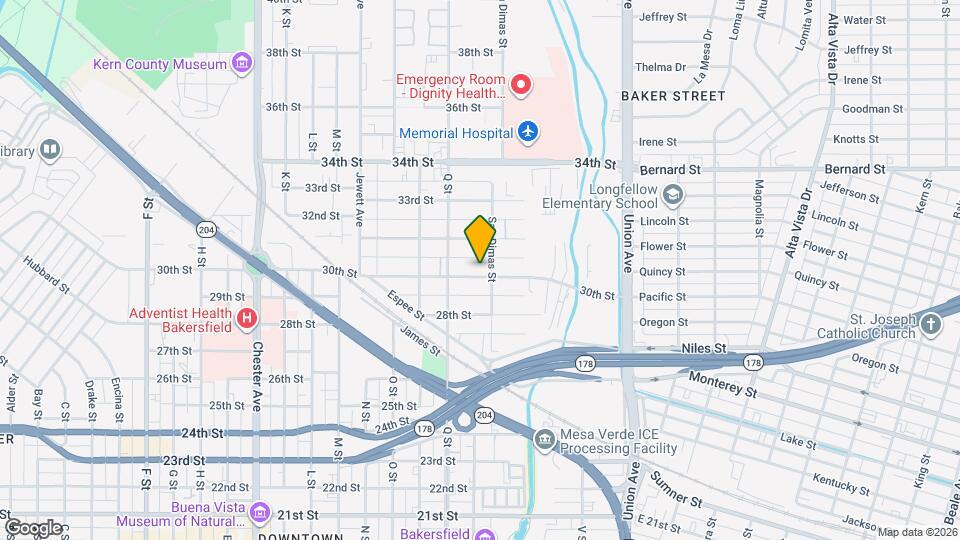 616 30th St Map and Location Details