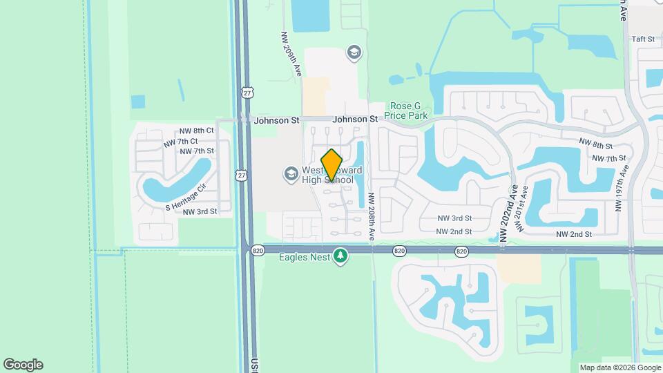 20861 NW 3rd Ln Mapa y Detalles de la Ubicación