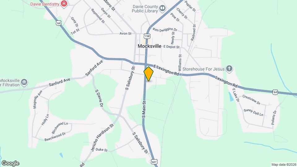 412 S Main St Map and Location Details