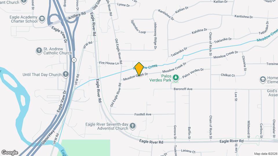 17024 Meadow Creek Dr Map and Location Details
