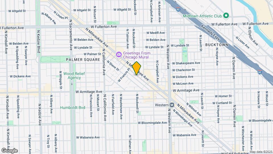 2109 N Bingham St Map and Location Details