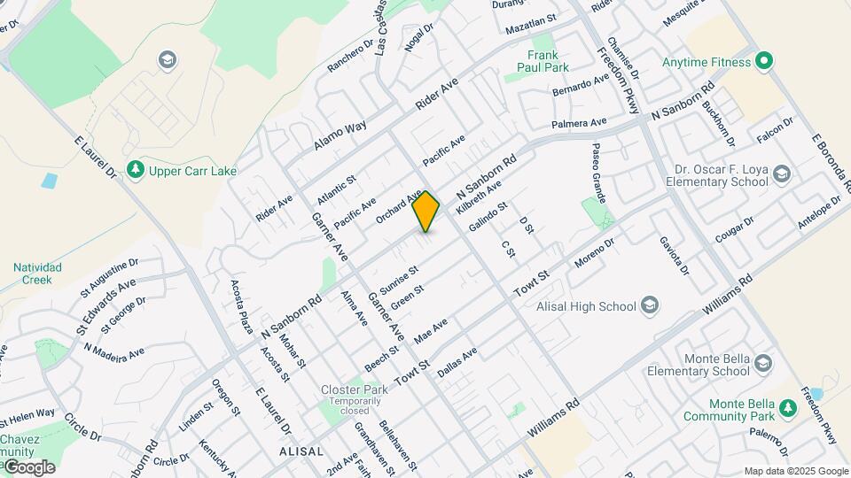 1136 N Sanborn Rd Map and Location Details
