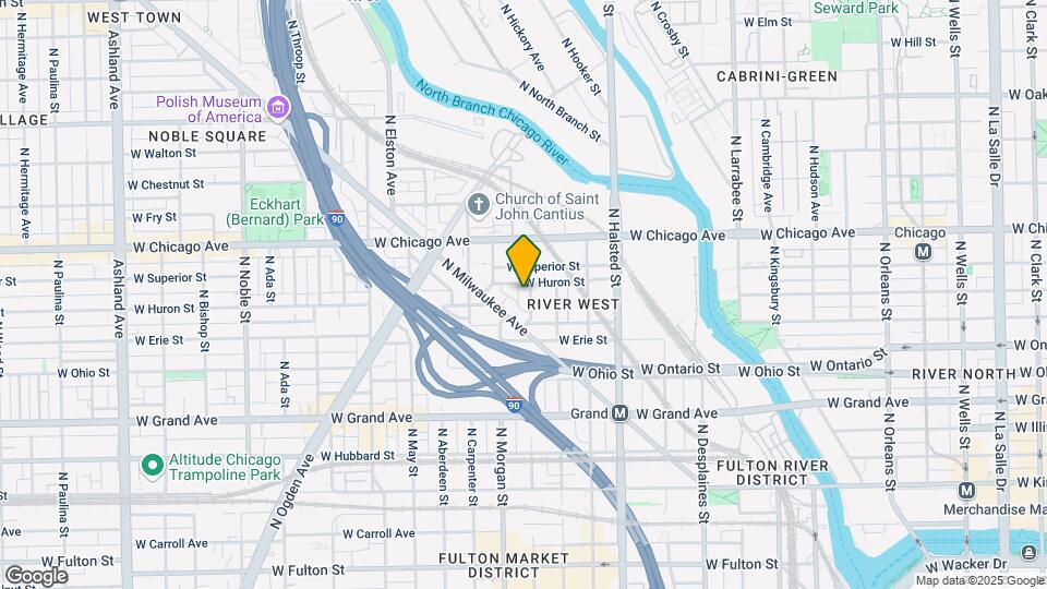 River West Two Condo Association Map and Location Details