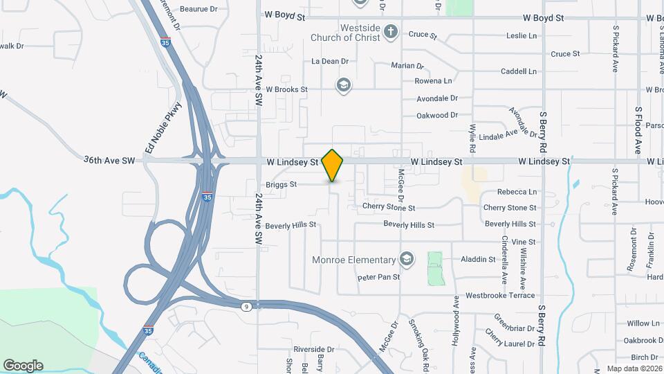 1303 Homeland Ave Map and Location Details