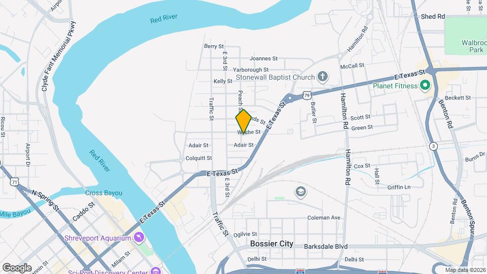 1112 Peach St Map and Location Details