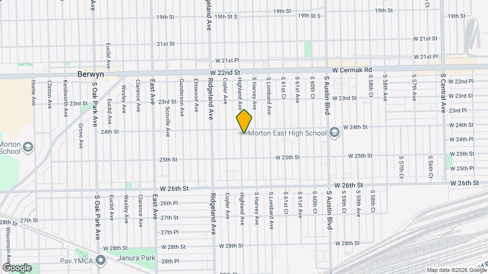 2407 Highland Ave Map and Location Details