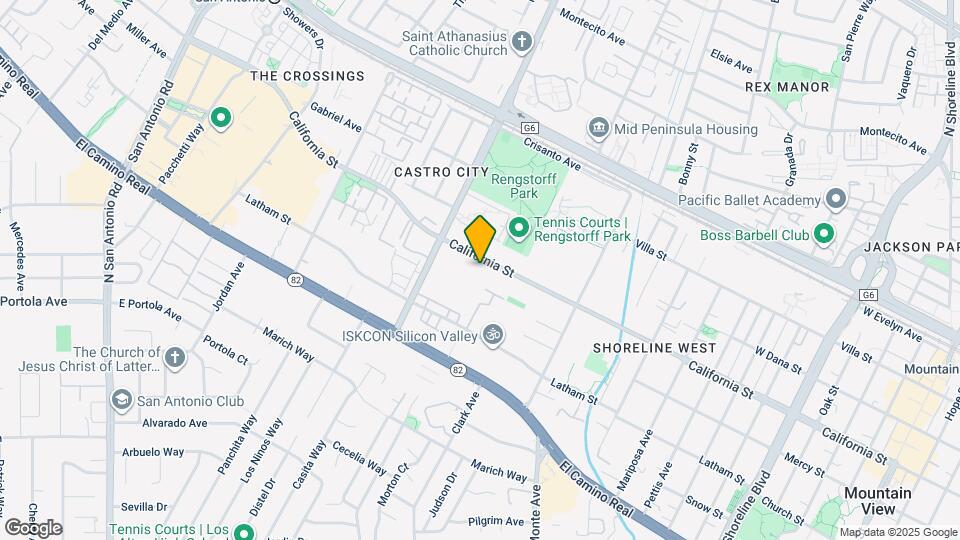 2025 California St, Unit 8 Map and Location Details