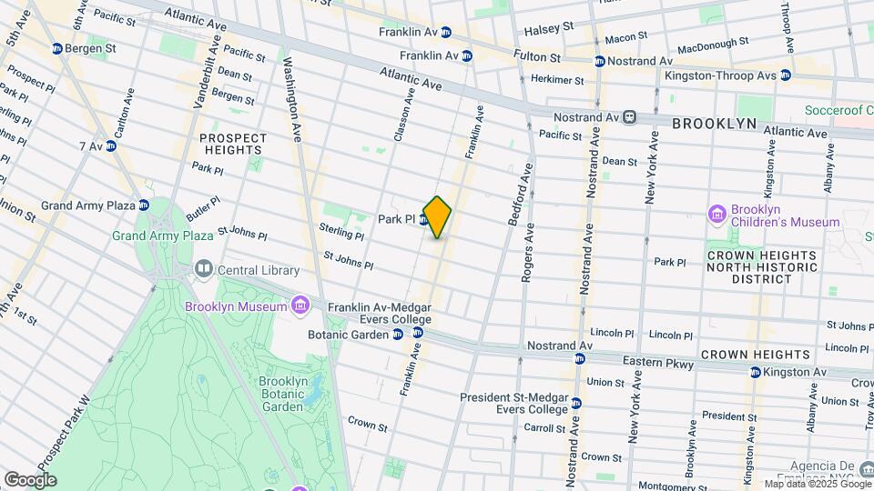 728 Franklin Ave, Unit 3C Map and Location Details