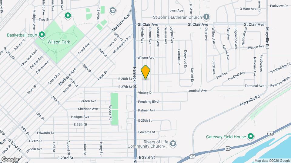 2722 Myrtle Ave Map and Location Details