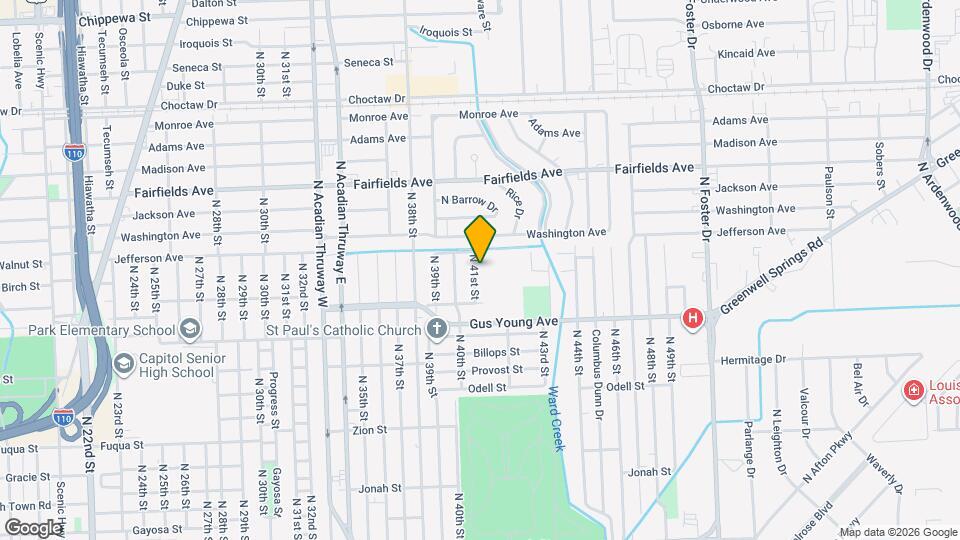 1718 N 41st St Map and Location Details