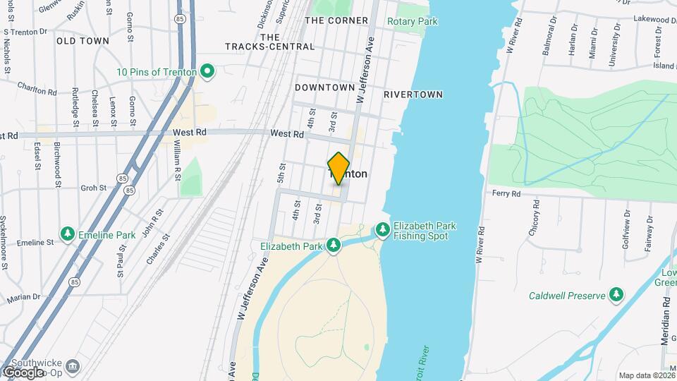 2964 W Jefferson Ave Map and Location Details