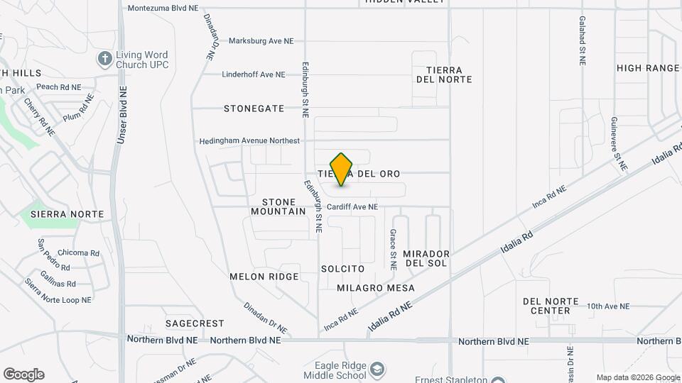 2546 Camino Plata Loop NE Map and Location Details