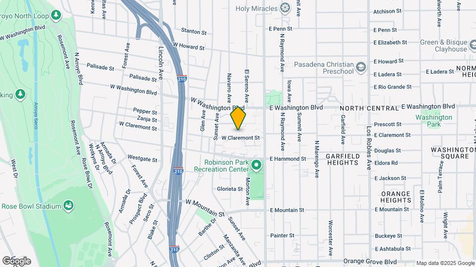 111 W Claremont St Mapa y Detalles de la Ubicación