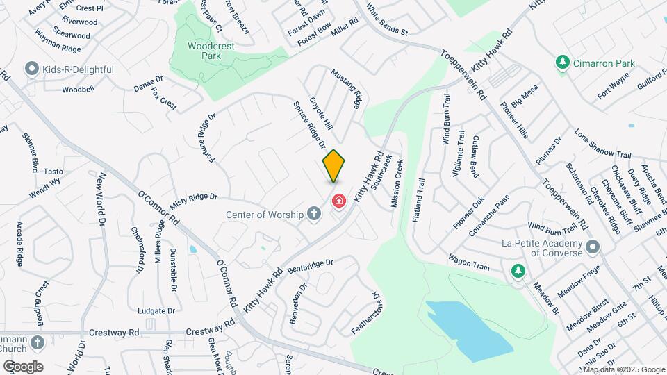 9722 Spruce Ridge Dr Map and Location Details