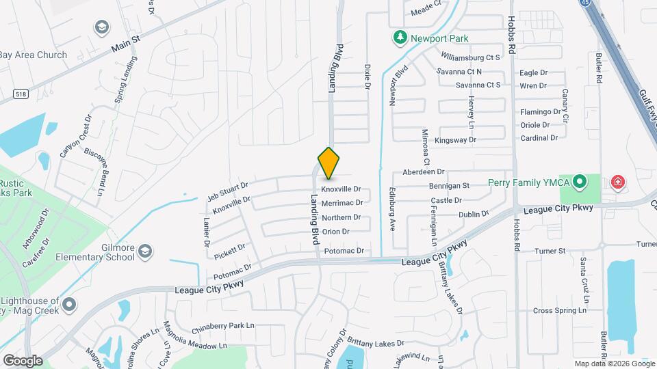 2534 Knoxville Dr Mapa y Detalles de la Ubicación