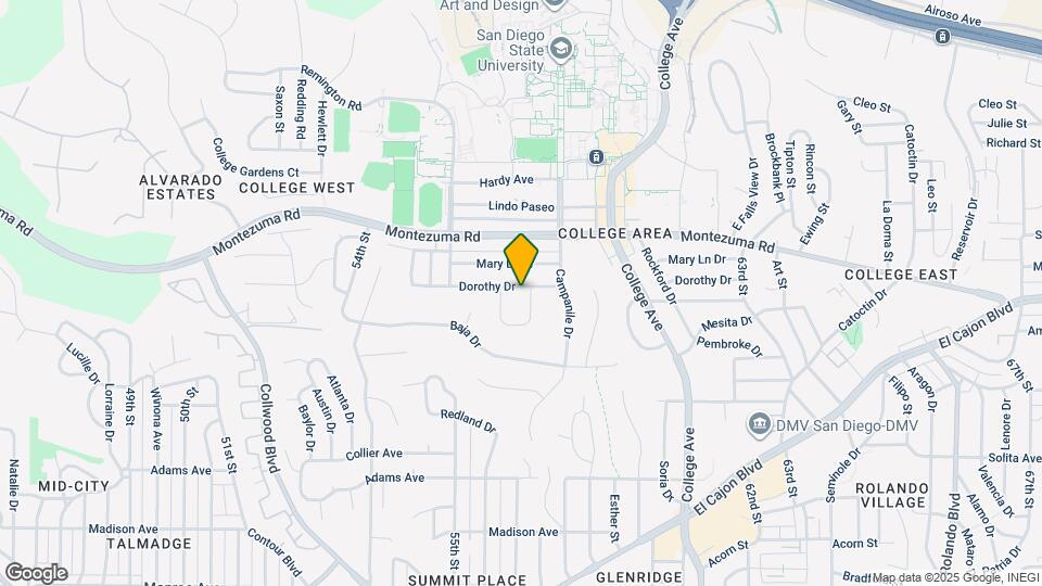 5623 Dorothy Dr Map and Location Details
