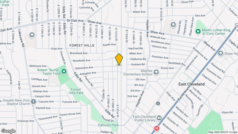 807 E 131st St Mapa y Detalles de la Ubicación