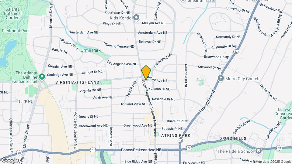 675 North Highland Avenue Northeast-Unit -306.847606 Map and Location Details