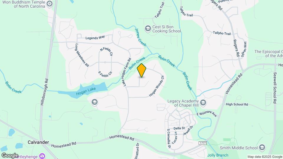 411 Hogan Woods Cir Map and Location Details