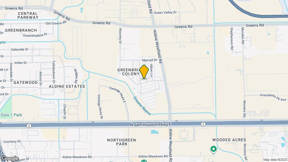 2115 Greenbriar Colony Dr Mapa y Detalles de la Ubicación