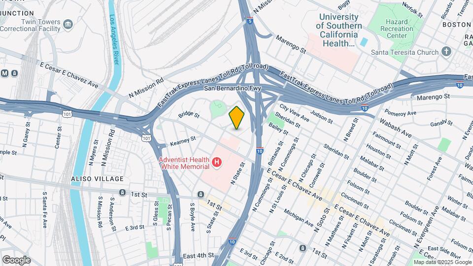 601 Bailey St Mapa y Detalles de la Ubicación