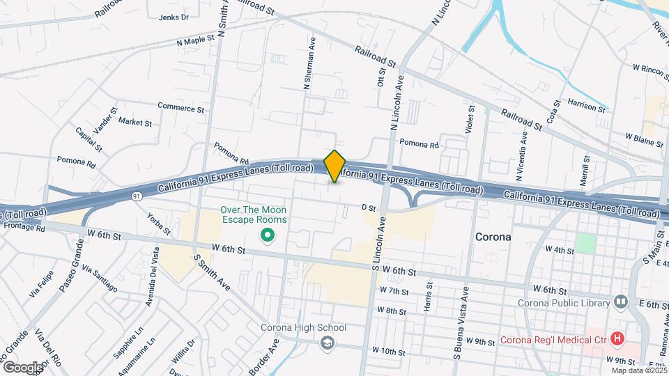 1215 D St Map and Location Details
