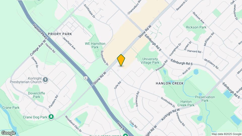 414 Stone Rd W Map and Location Details