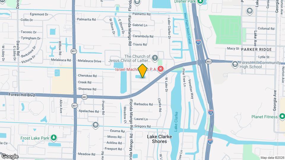 1821 Carissa Rd Mapa y Detalles de la Ubicación