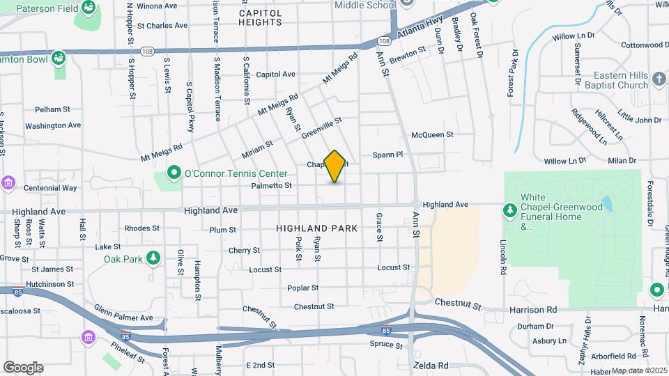 2428 Palmetto St Map and Location Details