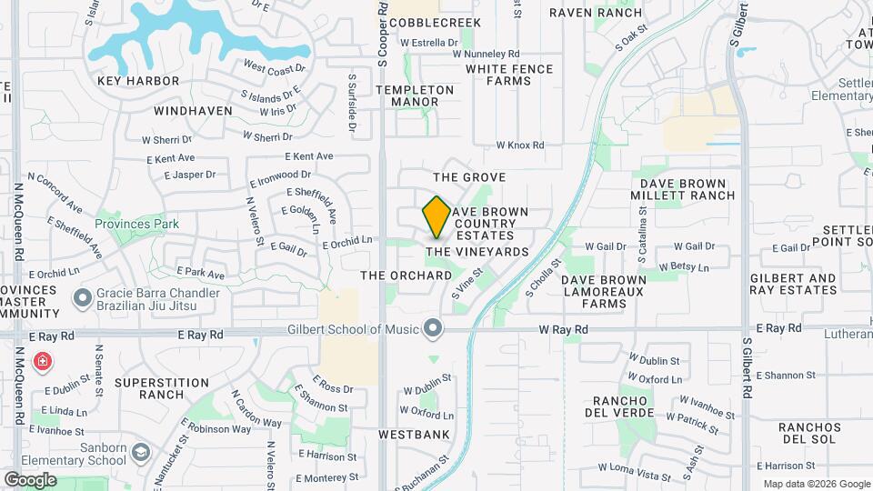1416 S Quail Ln Map and Location Details