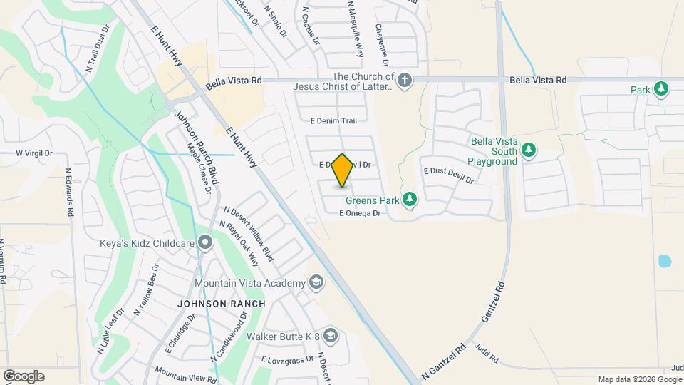 1102 E Renegade Trl Mapa y Detalles de la Ubicación