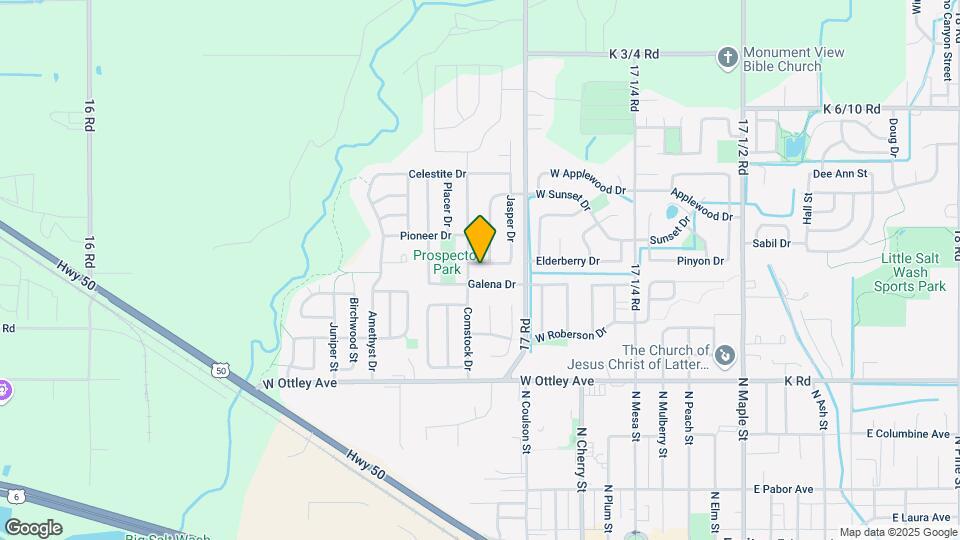 668 Garnet Dr Map and Location Details