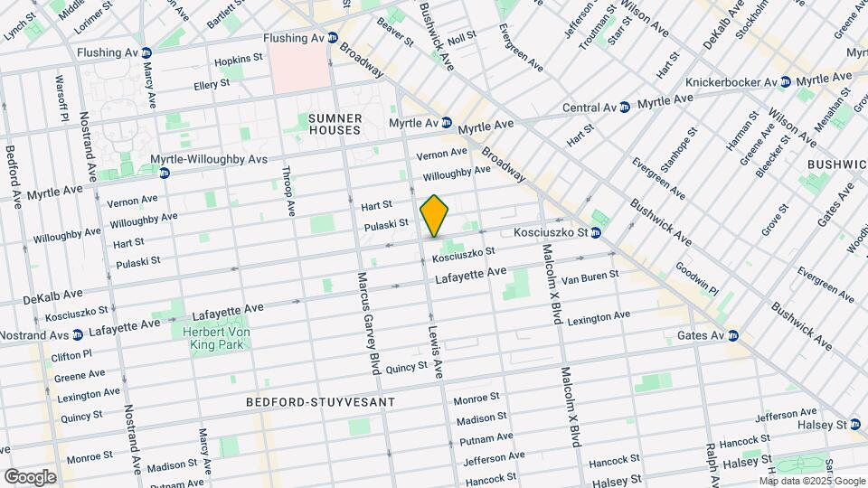 970 De Kalb Ave Mapa y Detalles de la Ubicación