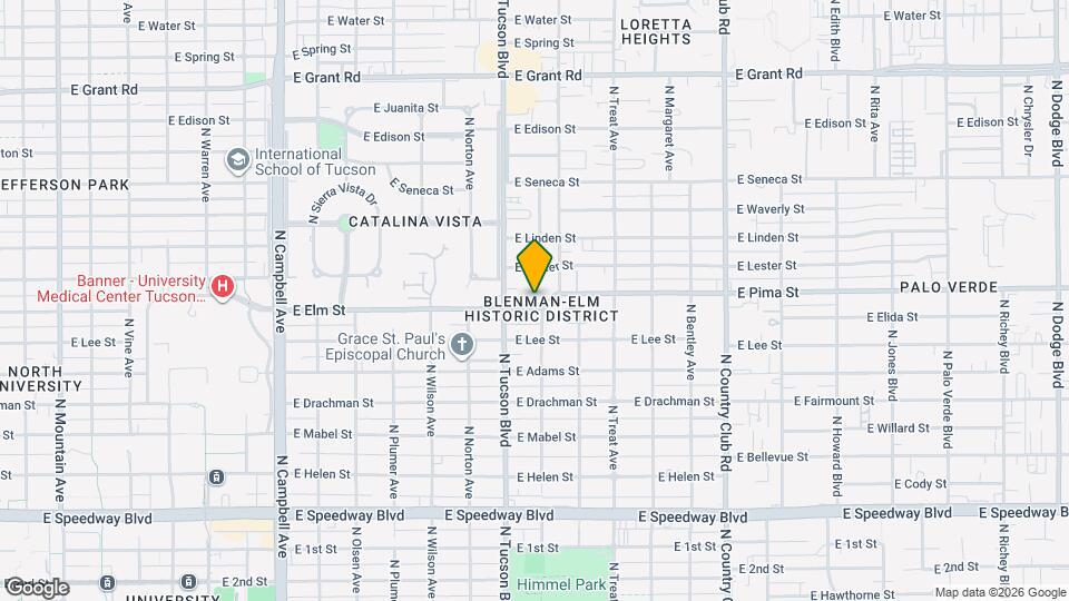 2541 E Elm St Mapa y Detalles de la Ubicación