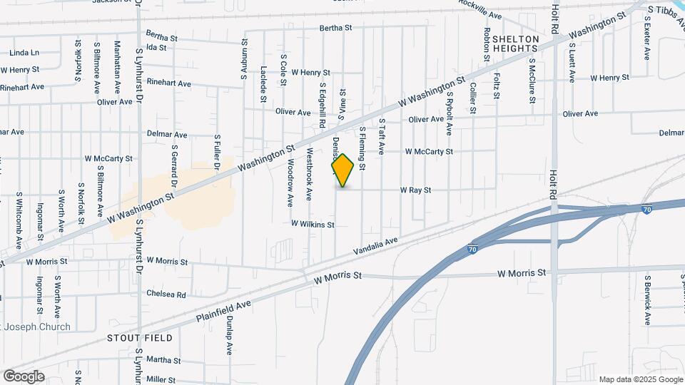 1001 Denison St Map and Location Details