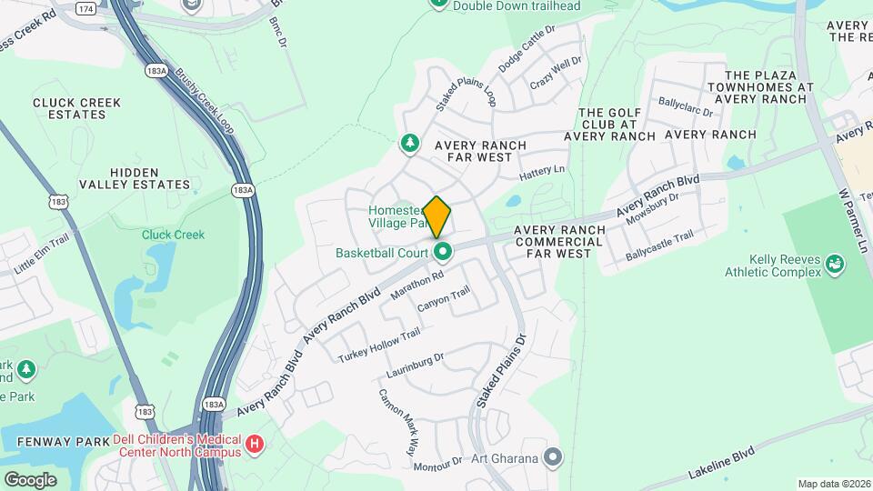 14301 Rountree Ranch Ln Mapa y Detalles de la Ubicación