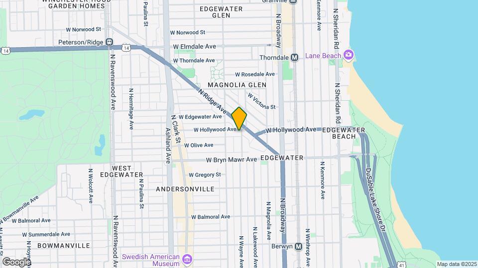 5652 N Wayne Ave Map and Location Details