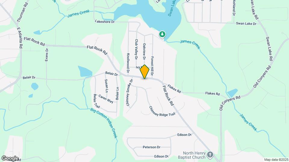 1541 Flat Rock Rd Map and Location Details