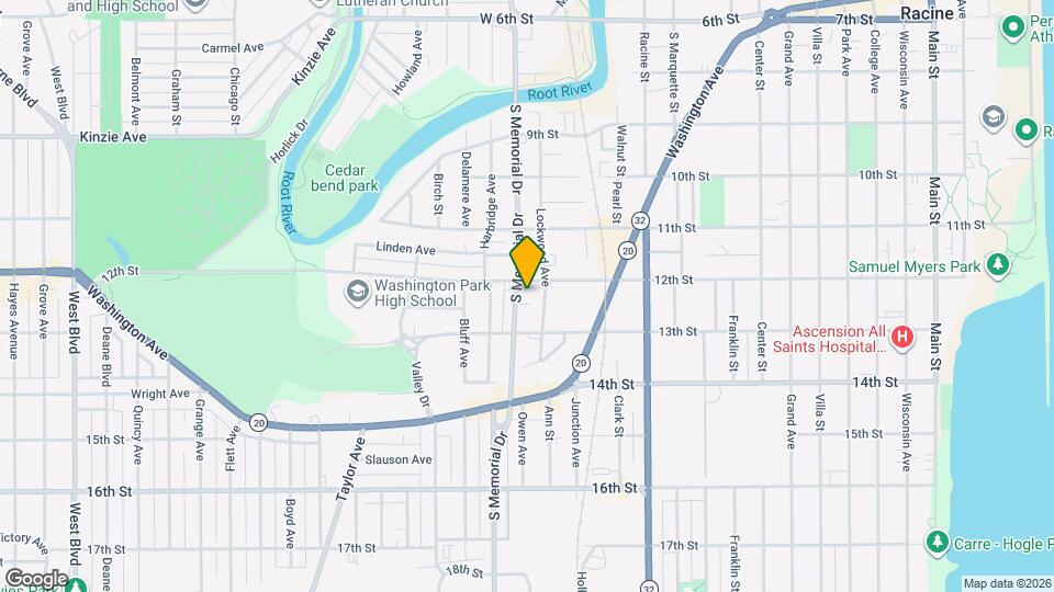 1211 S Memorial Dr Map and Location Details