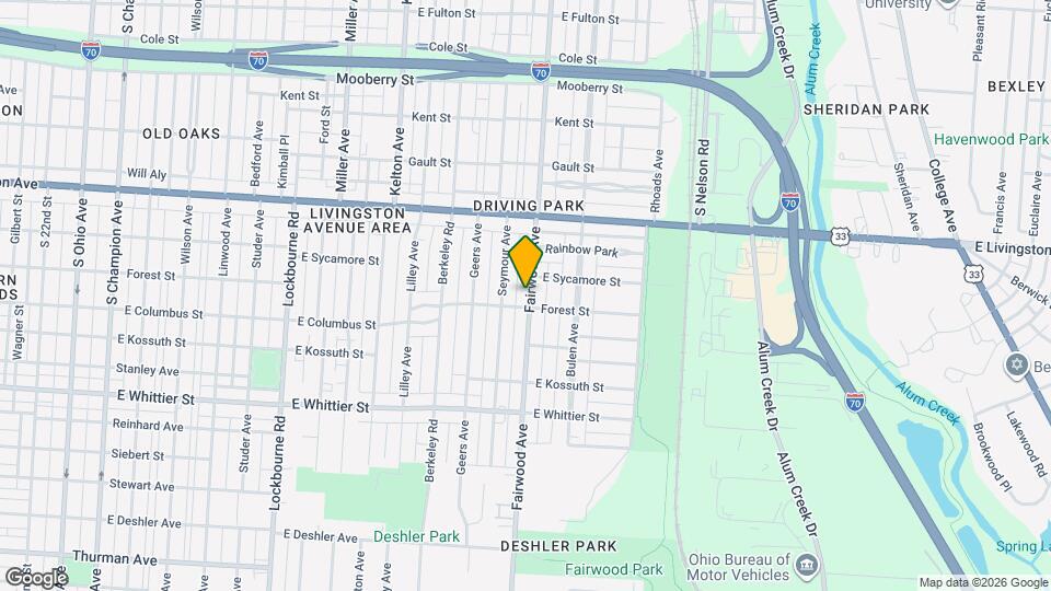 999 Fairwood Ave Map and Location Details