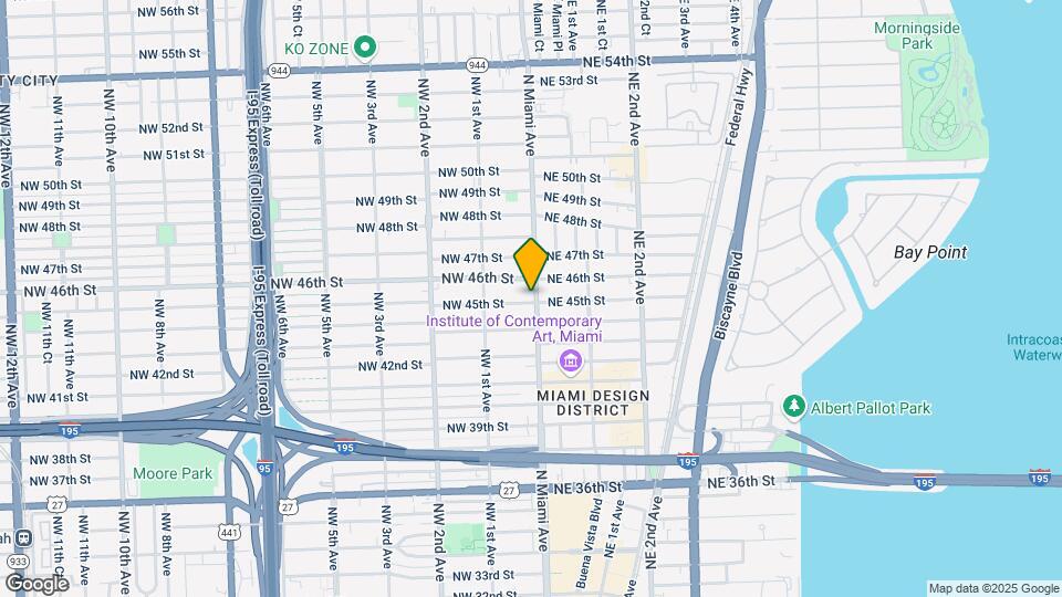 4500 N Miami Ave Map and Location Details