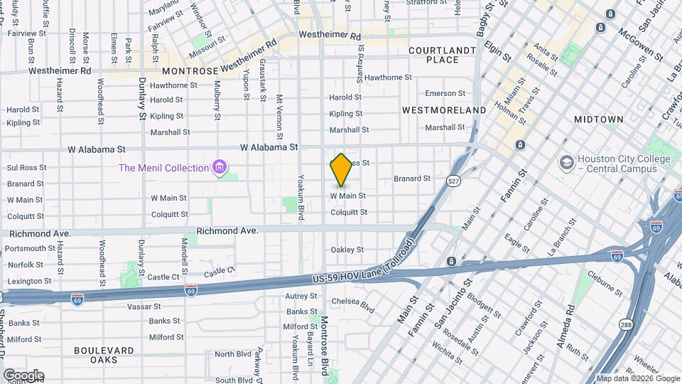 4020 Roseland St Map and Location Details