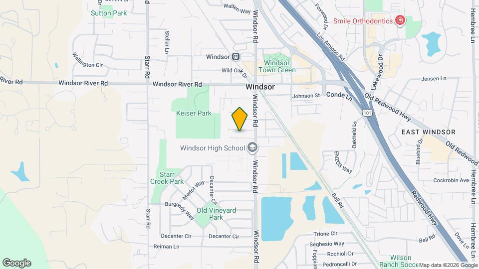 8715 Windsor Rd Map and Location Details