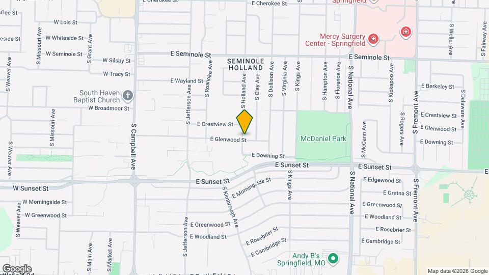 2466 S Holland Ave Map and Location Details