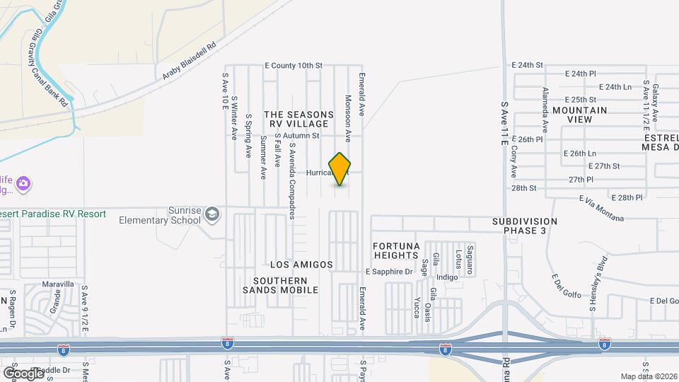 10457 S Tornado Ave Map and Location Details