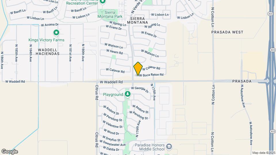 17615 W Boca Raton Rd Mapa y Detalles de la Ubicación