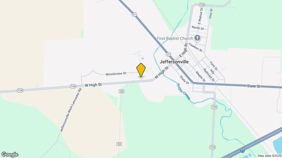 Jeffersonville Green Apartments Map and Location Details