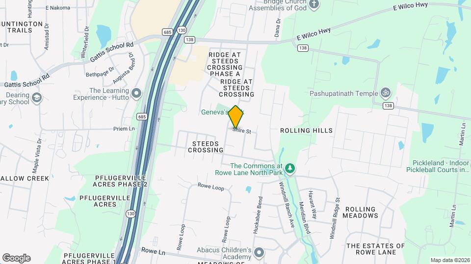 1709 Shire St Map and Location Details