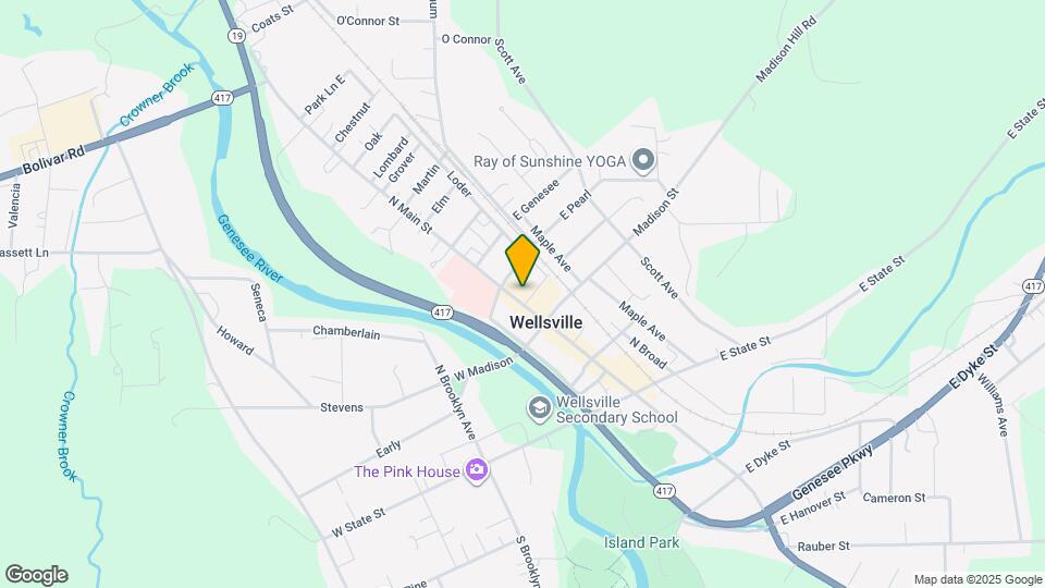 160 N Main St Map and Location Details