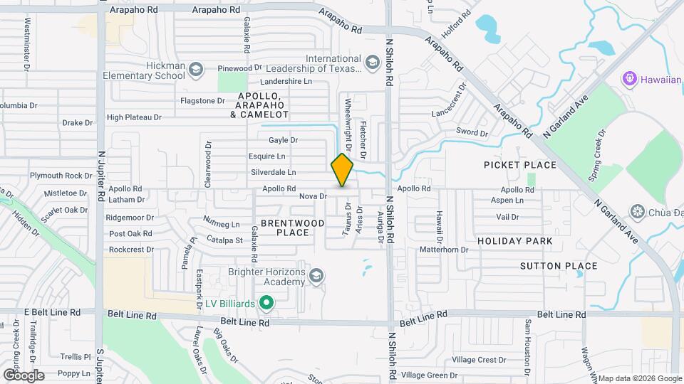 2601 Nova Dr Map and Location Details